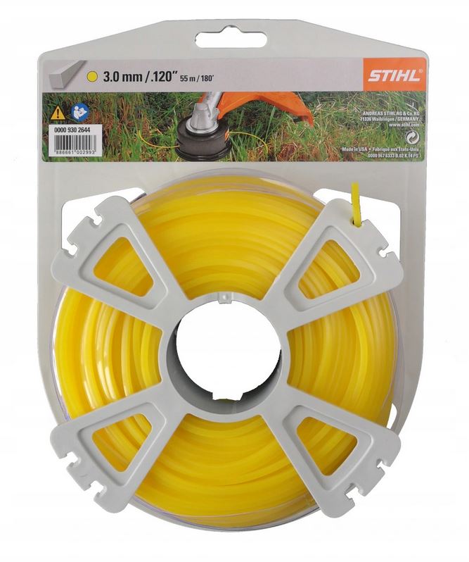 

Żyłka Do Kos Kwadratowa 3mm 53m Żółta Stihl