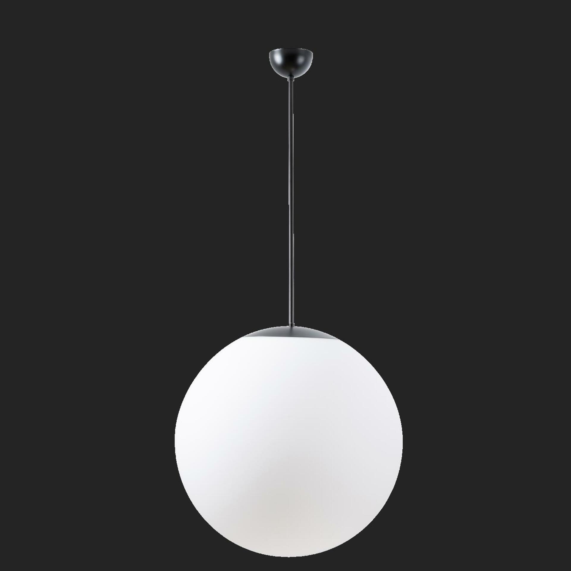 Osmont 63816 Isis S4 Pm-m závesné plastové svietidlo čierna biela IP40 100W