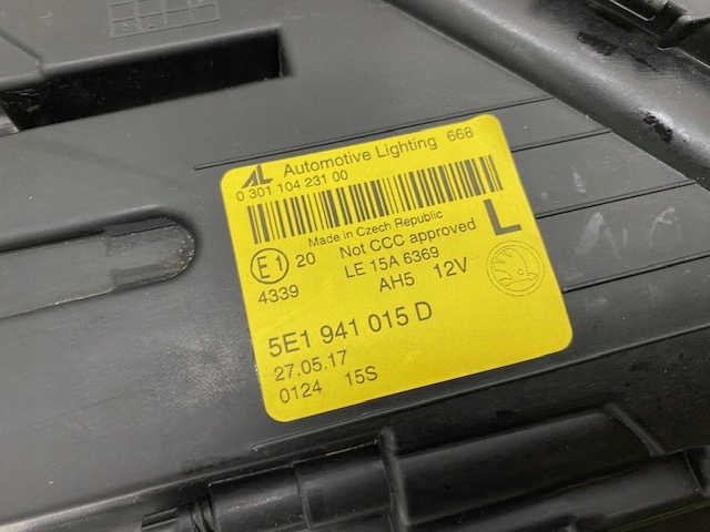 lights Skoda Octavia III LIFT Full Led left right