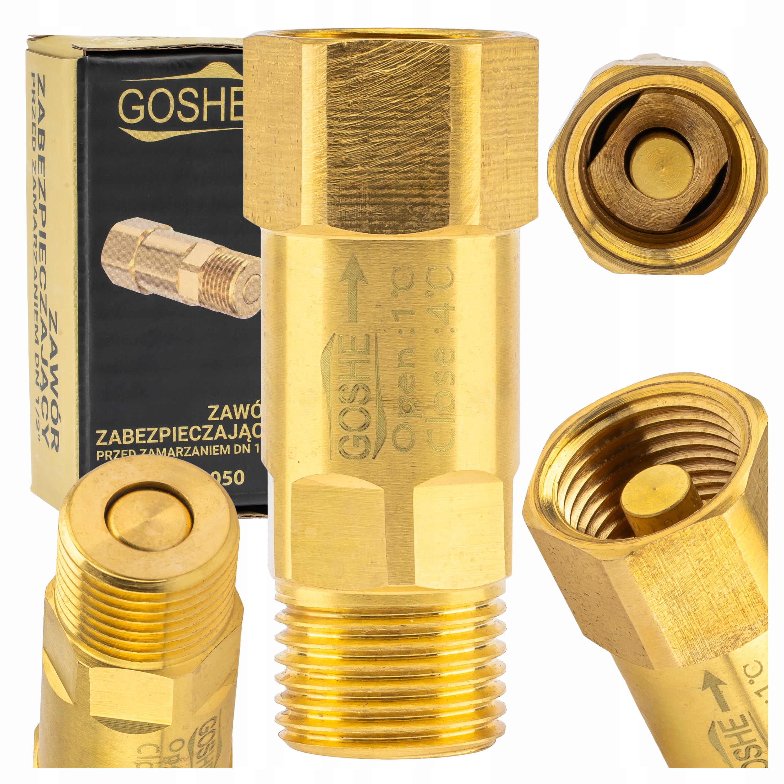 Zawór Antyzamrożeniowy Przeciw Zamarzaniu Do Pomp Ciepła Monoblok Fi 1/2"