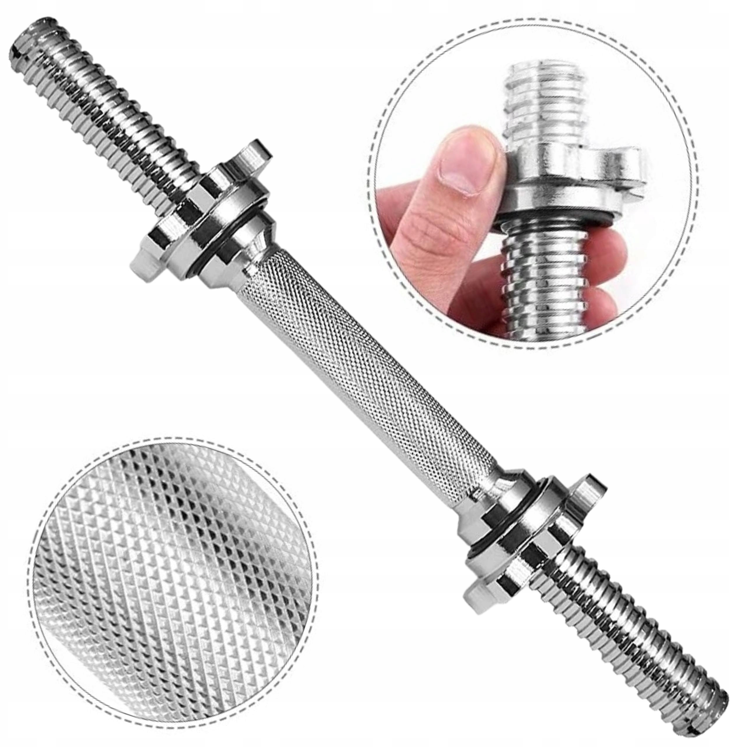 

Gryf Prosty Krótki Do Hantli 25MM 40CM Sztangielka