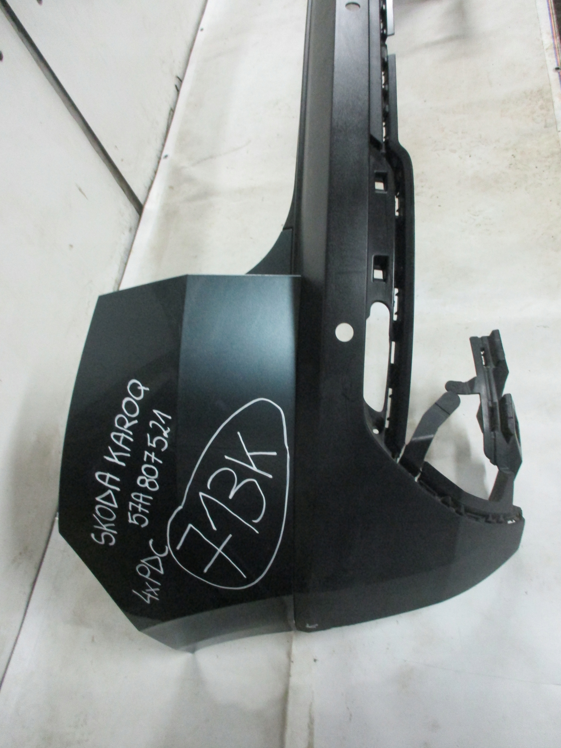 bumper rear part Skoda KAROQ 57A807521 4 x PDC