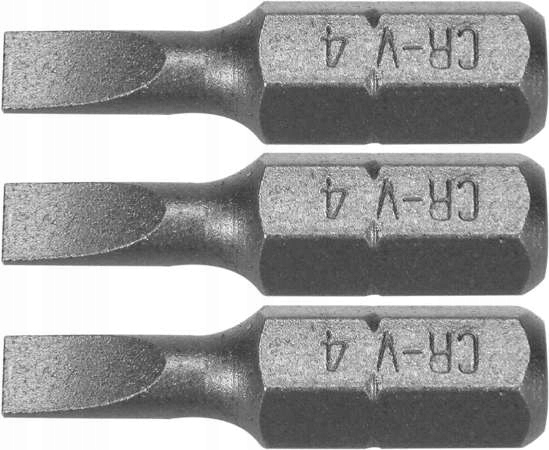 

Sthor Bity 1/4"X25 MM, 4MM 3 Szt