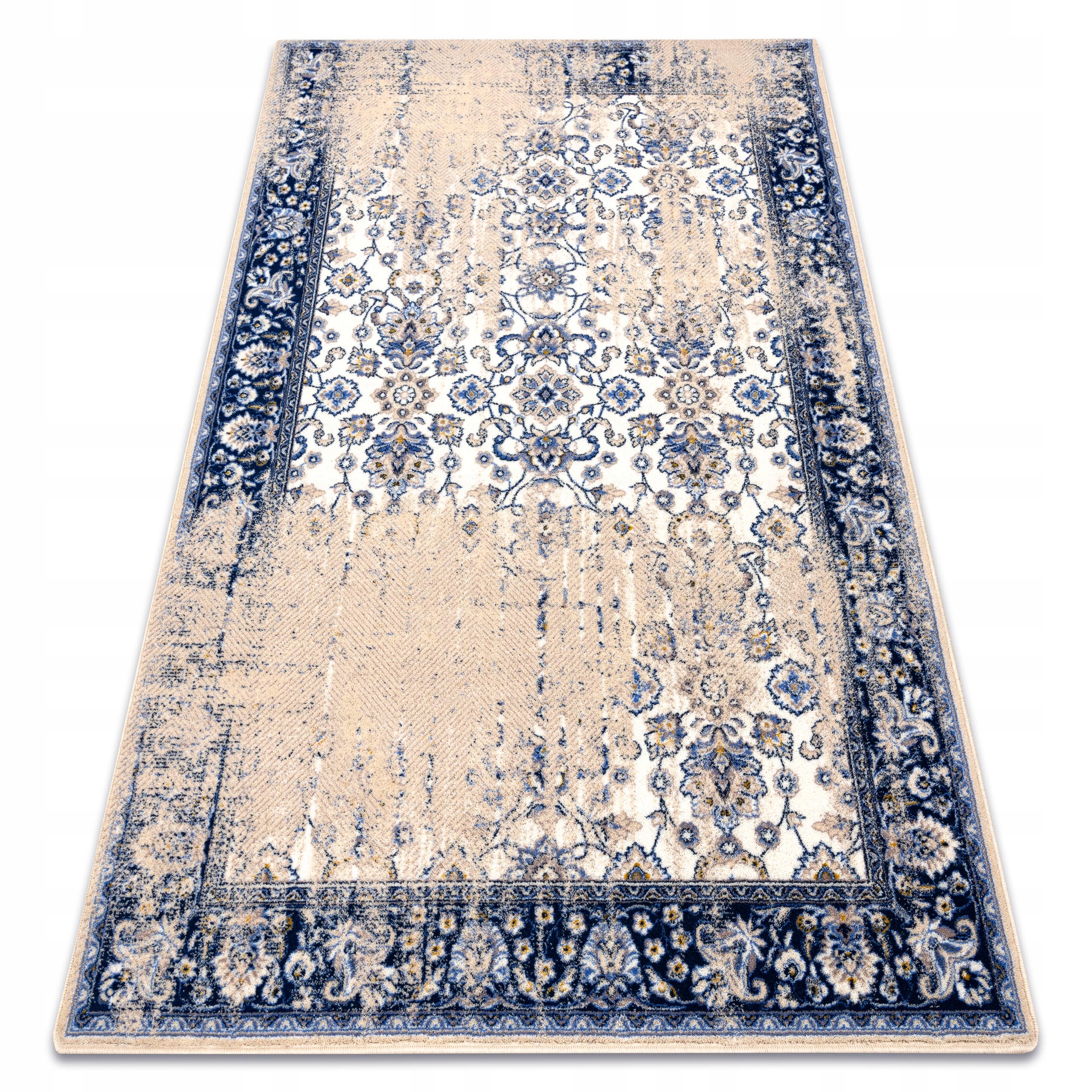 Dywany Kerman 160x240 cm Kwiaty piaskowy #KE029
