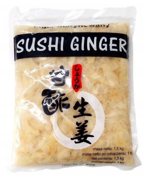 

Imbir Biały do sushi 1,5 kg