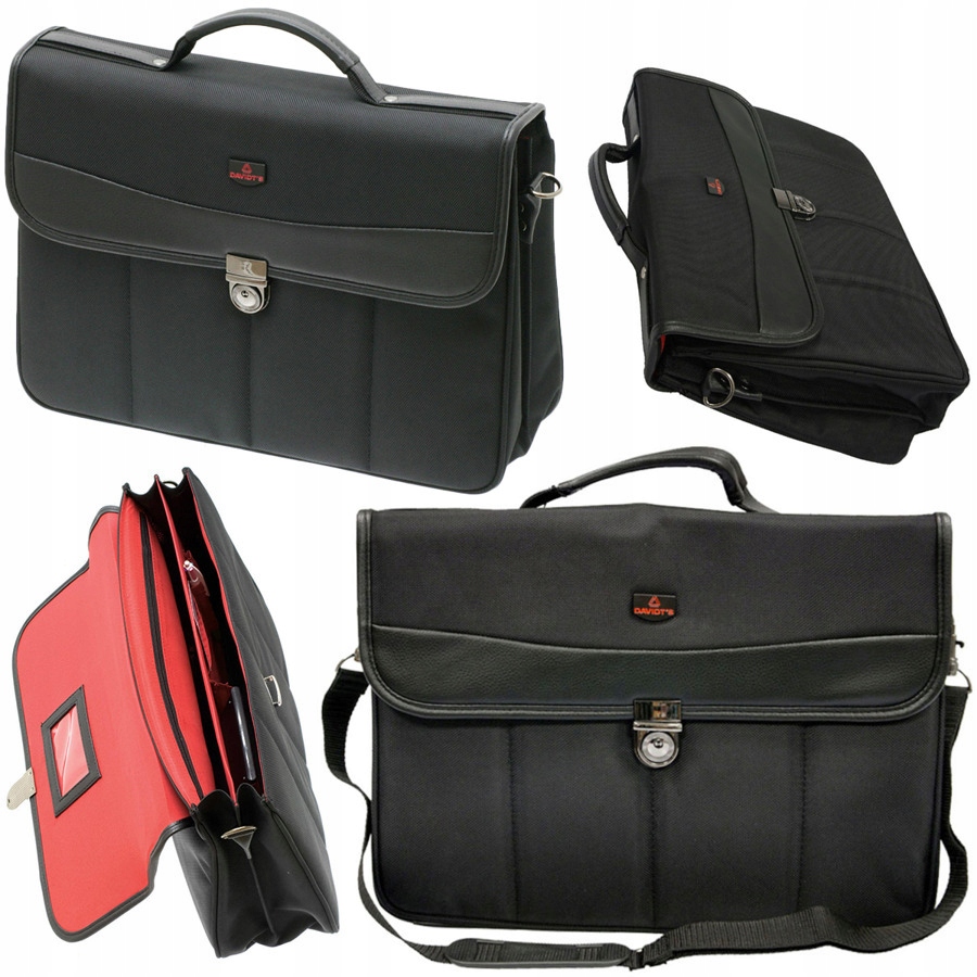 Davidt's Aktovka Taška Na Notebook A Dokumenty Černá