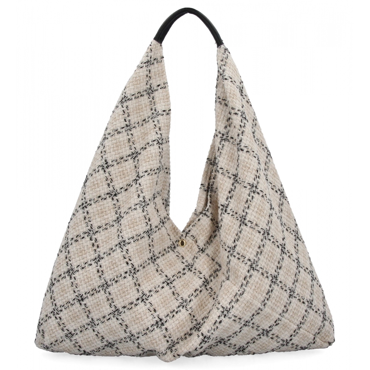 Włoska Torebka Shopper bag w Modne 835 Multikolor