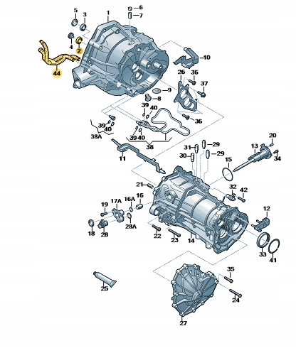 Audi Oe Ložisko převodovky A4/5/6 Q5 0B1311965E