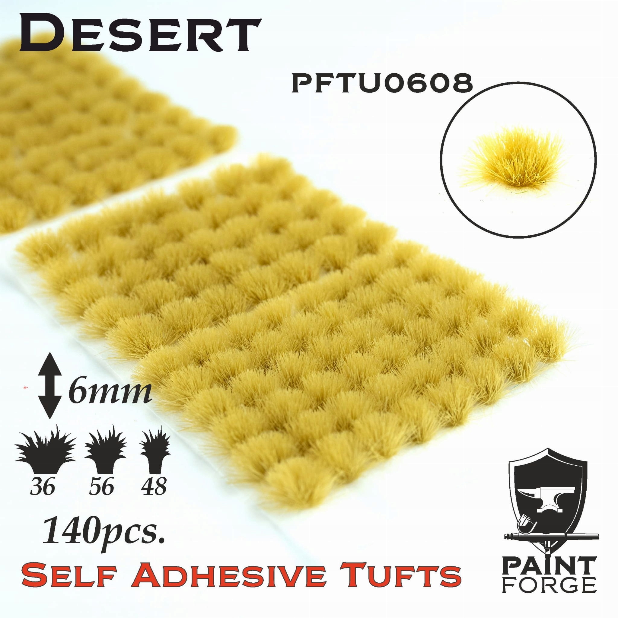 Paint Forge Tufts Desert 6mm 140