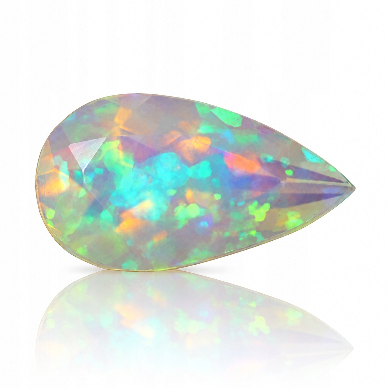 Přírodní opál 0.83 ct Lžička Etiopie certifikát Wbd