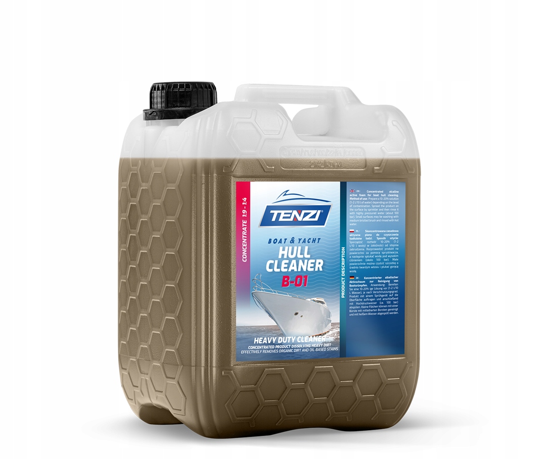 Tenzi Boat Hull Cleaner B-01 Środek Do Czyszczenia Kadłubów W Łodziach 5L