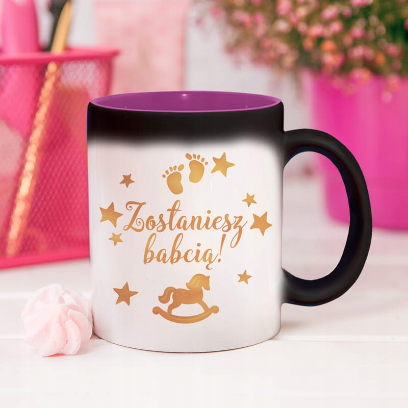 

Kubek magiczna niespodzianka Zostaniesz Babcią!