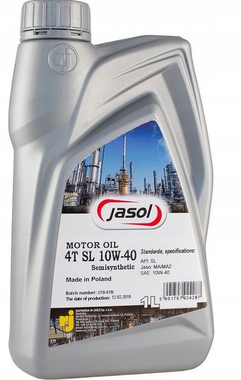

Jasol olej 4T 10W40 Skutery Quady Motocykl 1 L