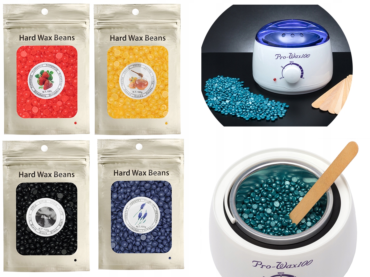 4 x 100G WOSK TWARDY DO DEPILACJI NATURA DEPILACJA