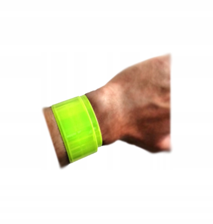 SAMOZACISKUJĄCA OPASKA ODBLASKOWA NA RĘKĘ ROWER SAMOZACISKOWA 40 CM Marka Inna marka