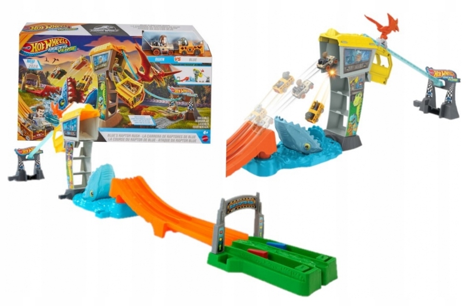 Гоночная трасса Hot Wheels Racerverse Jurassic World
