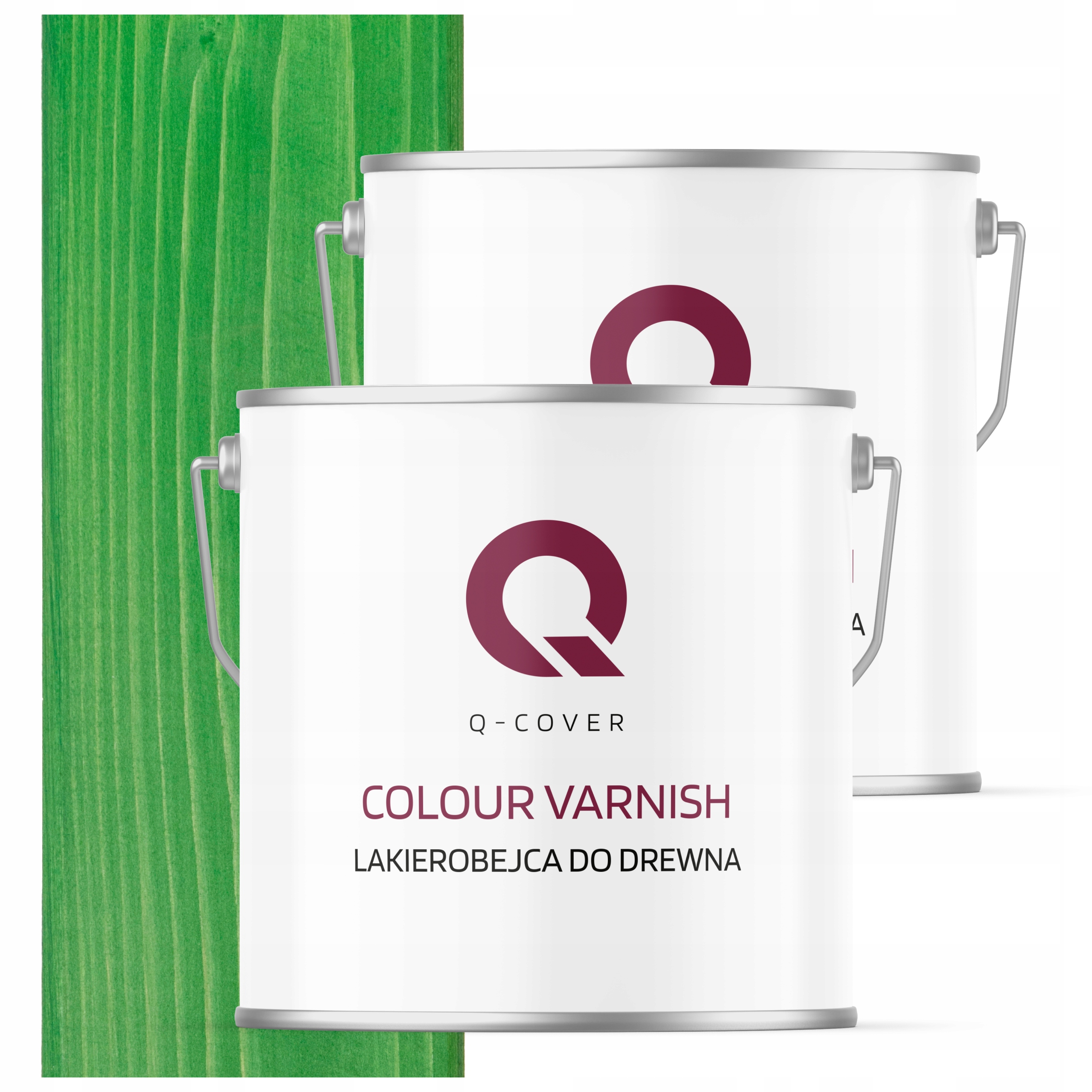 Lakierobejca na drevo, dekoratívny nábytok, farba zelená, mätová, saténová 5L Uv