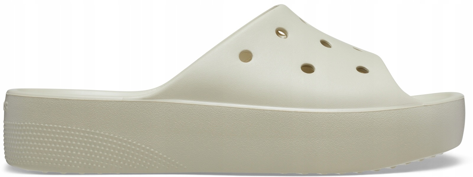 Dámské pantofle Crocs Classic Platform Slide béžové 38-39