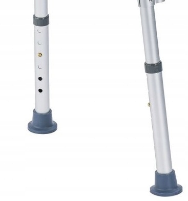 Krzesło pod prysznic taboret z podłokietnikami 4x Materiał siedziska tworzywo sztuczne