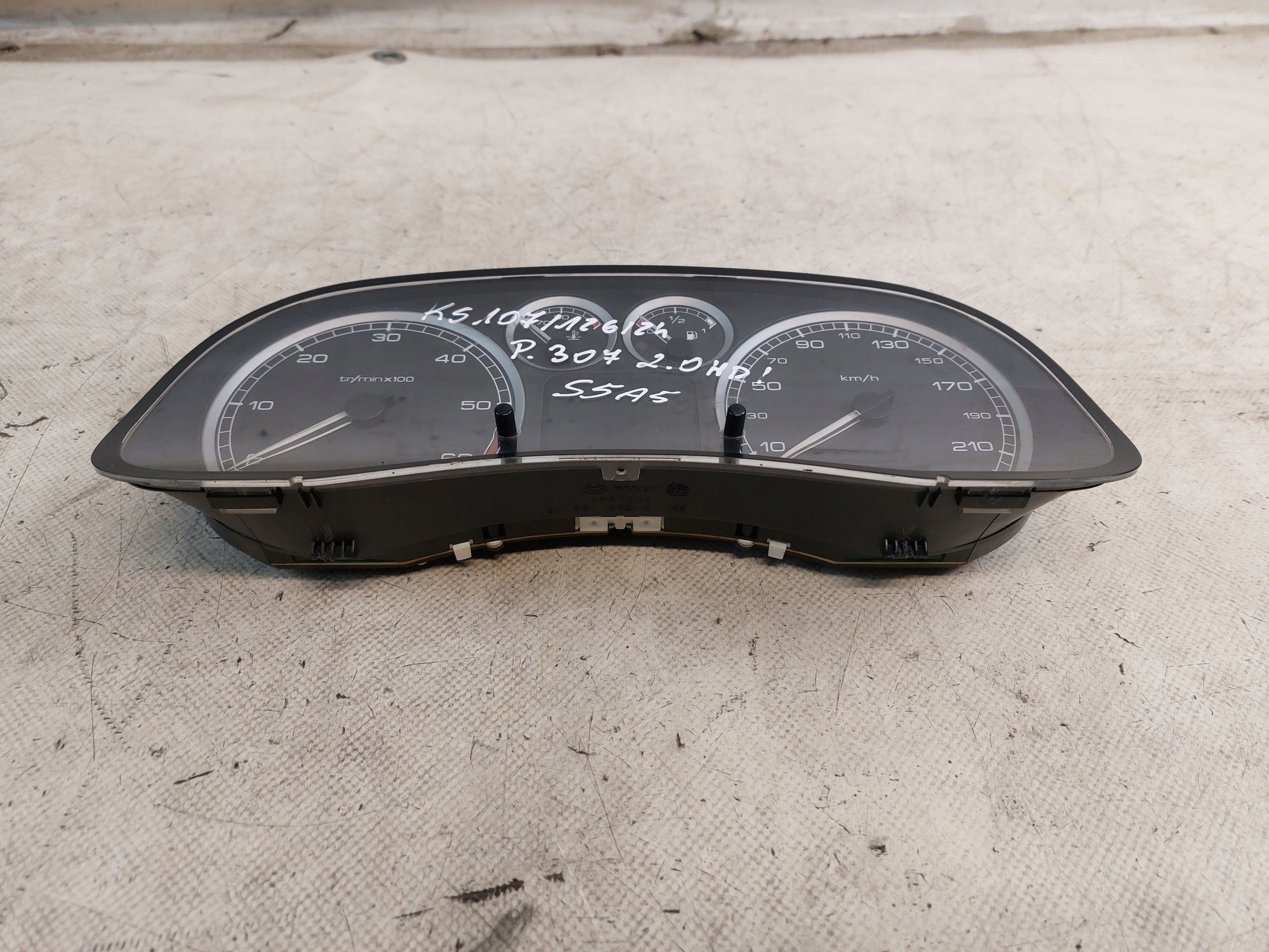 dials PEUGEOT 307 2.0HDI
