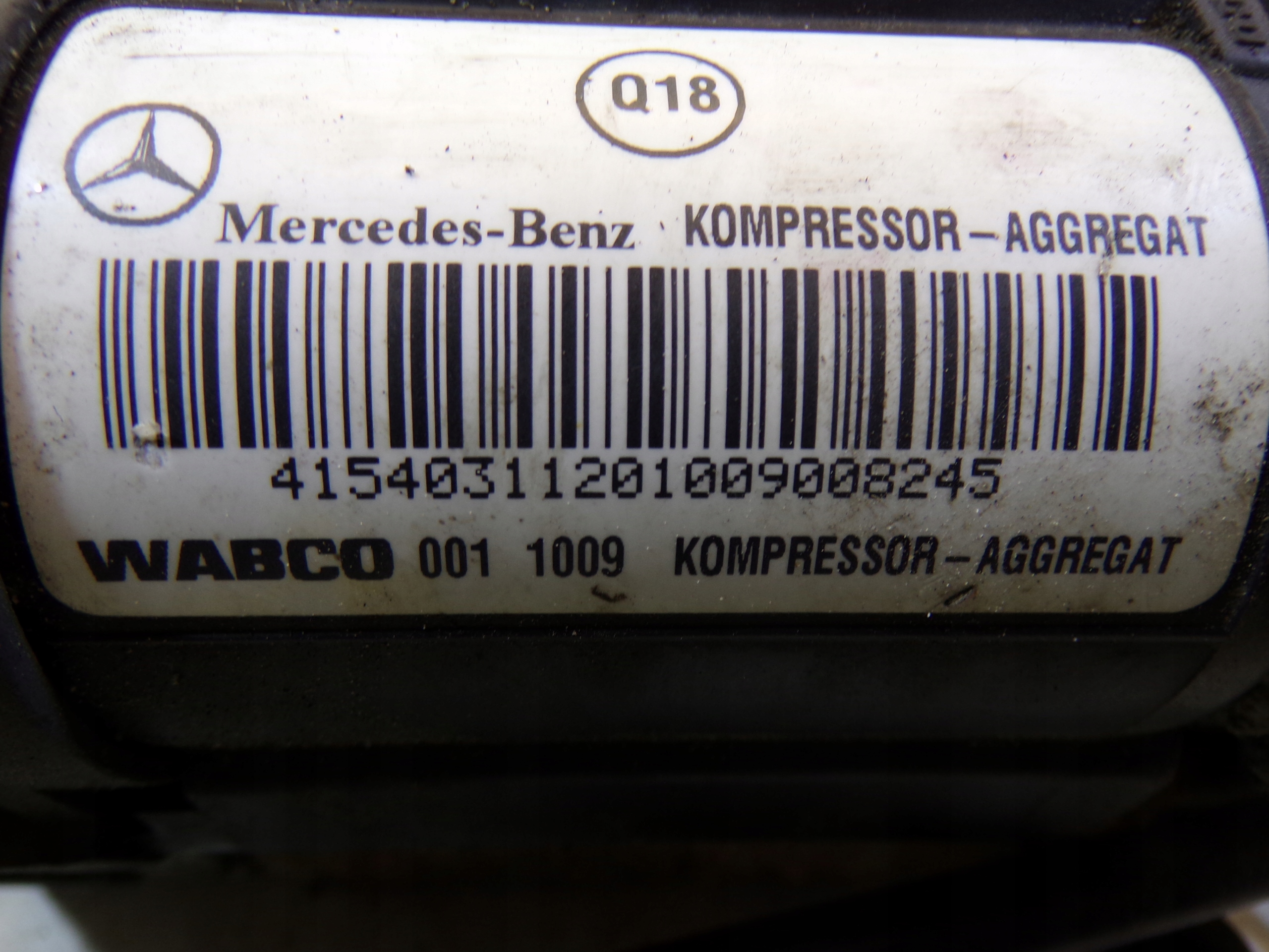 compressor; pump springing WABCO MERCEDES W211 WABCO 0011009 (1)