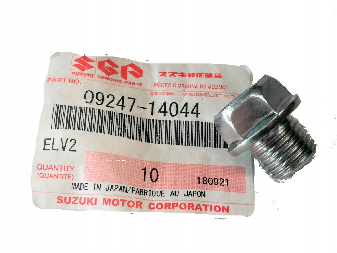 

Korek miski olejowej 14x1,5 Suzuki 09247-14044