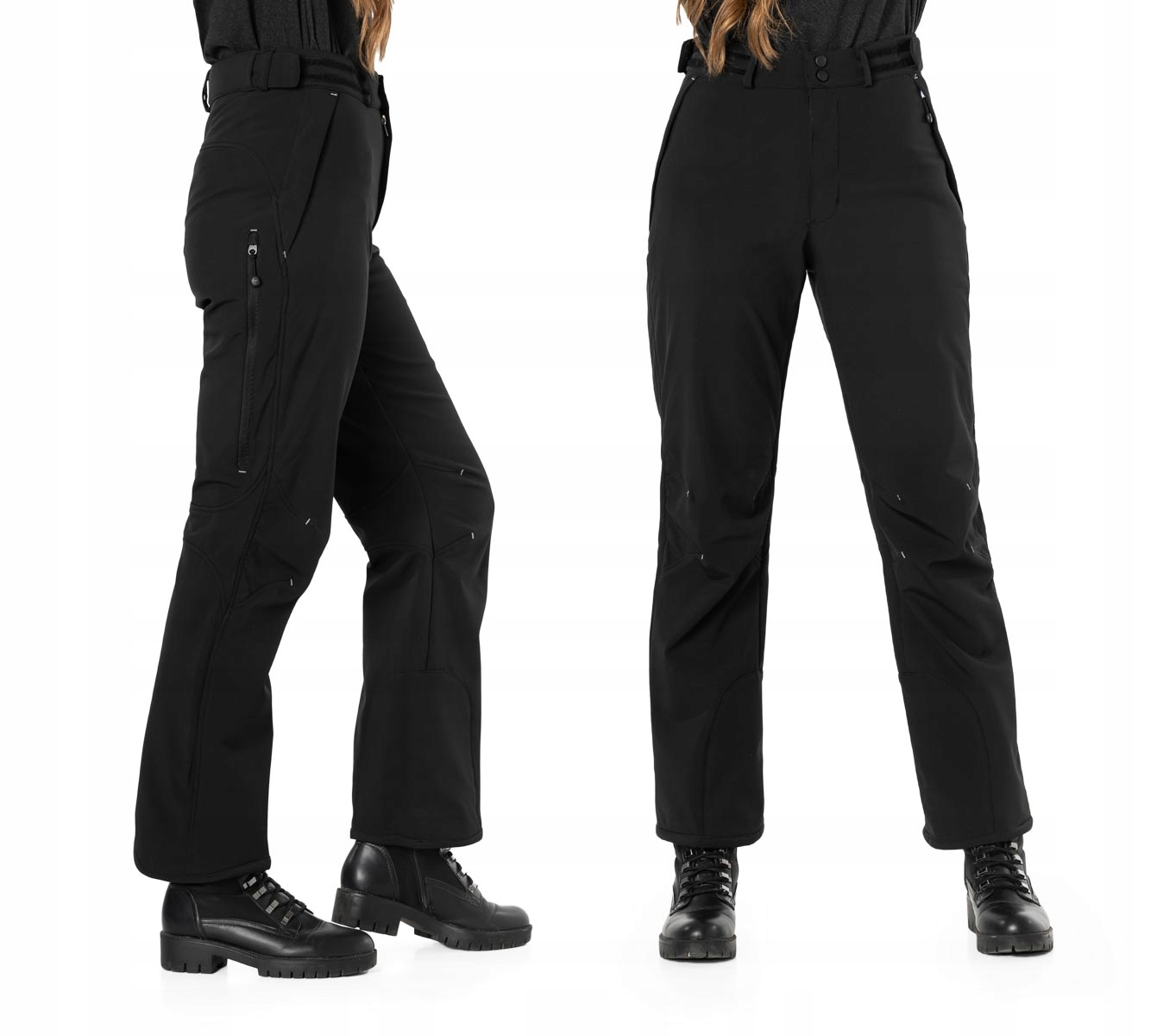 Ciepłe Spodnie Narciarskie Damskie Narty Snowboard Ocieplone Polarem 978 L