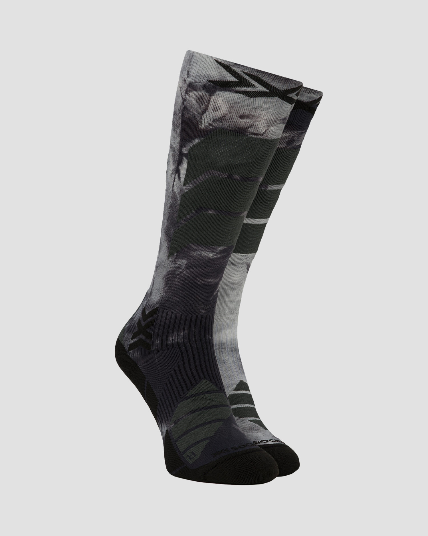Skarpety narciarskie X-Socks Ski Expert Wild Otc czarno-szare Rozmiar 42-44