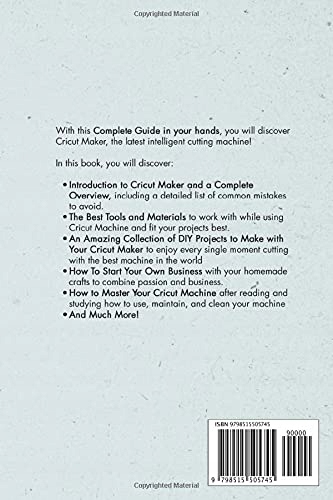 Vinyl, Amanda Cricut Maker: The Complete DIY Guide to Master Your Cutter Ma Język publikacji angielski