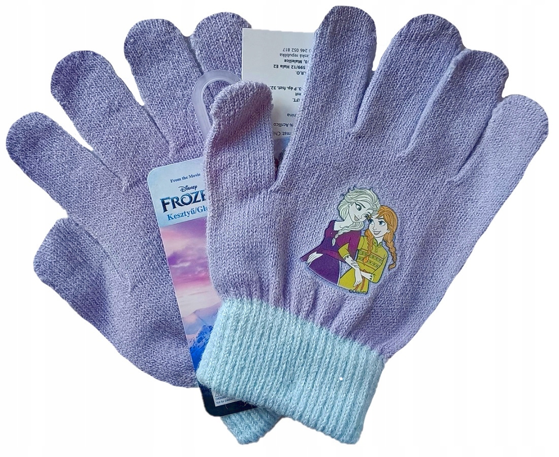 rękawiczki rękawice KRAINA LODU pięciopalczaste
