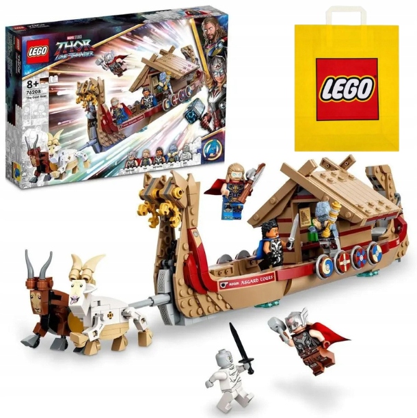Lego Heroes 76208 Kozí Loď Marvel Thor Dárek Taška Novinka