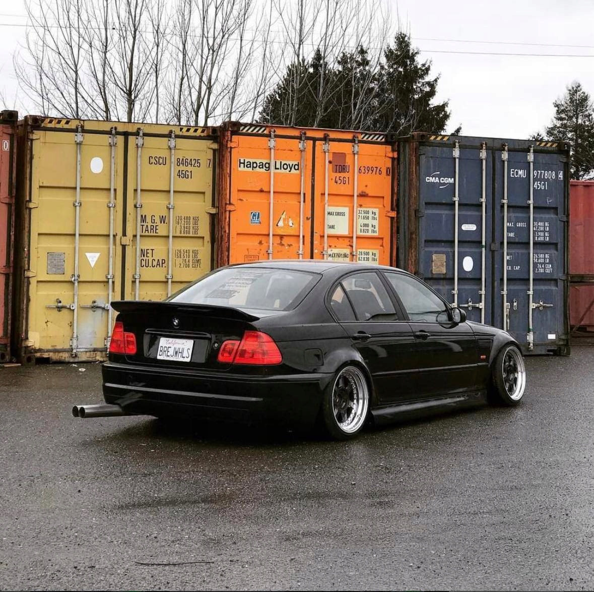 SPOILER BAGAŻNIKA BMW E46 SEDAN SPOILER DRAGWING NOWY PODKŁAD