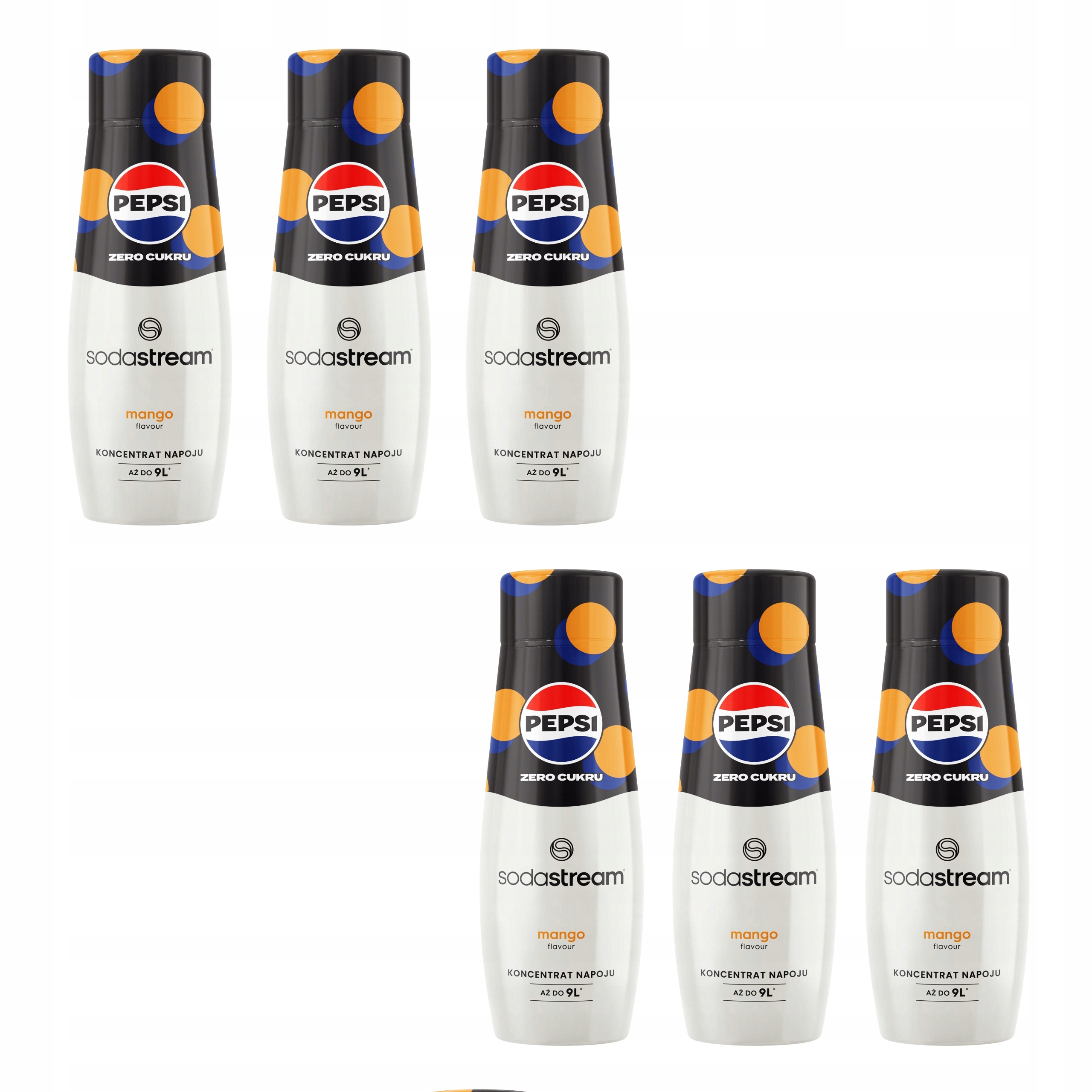 Koncentrát SodaStream Pepsi Max Mango 440 ml Nápojový sirup bez cukru do vody