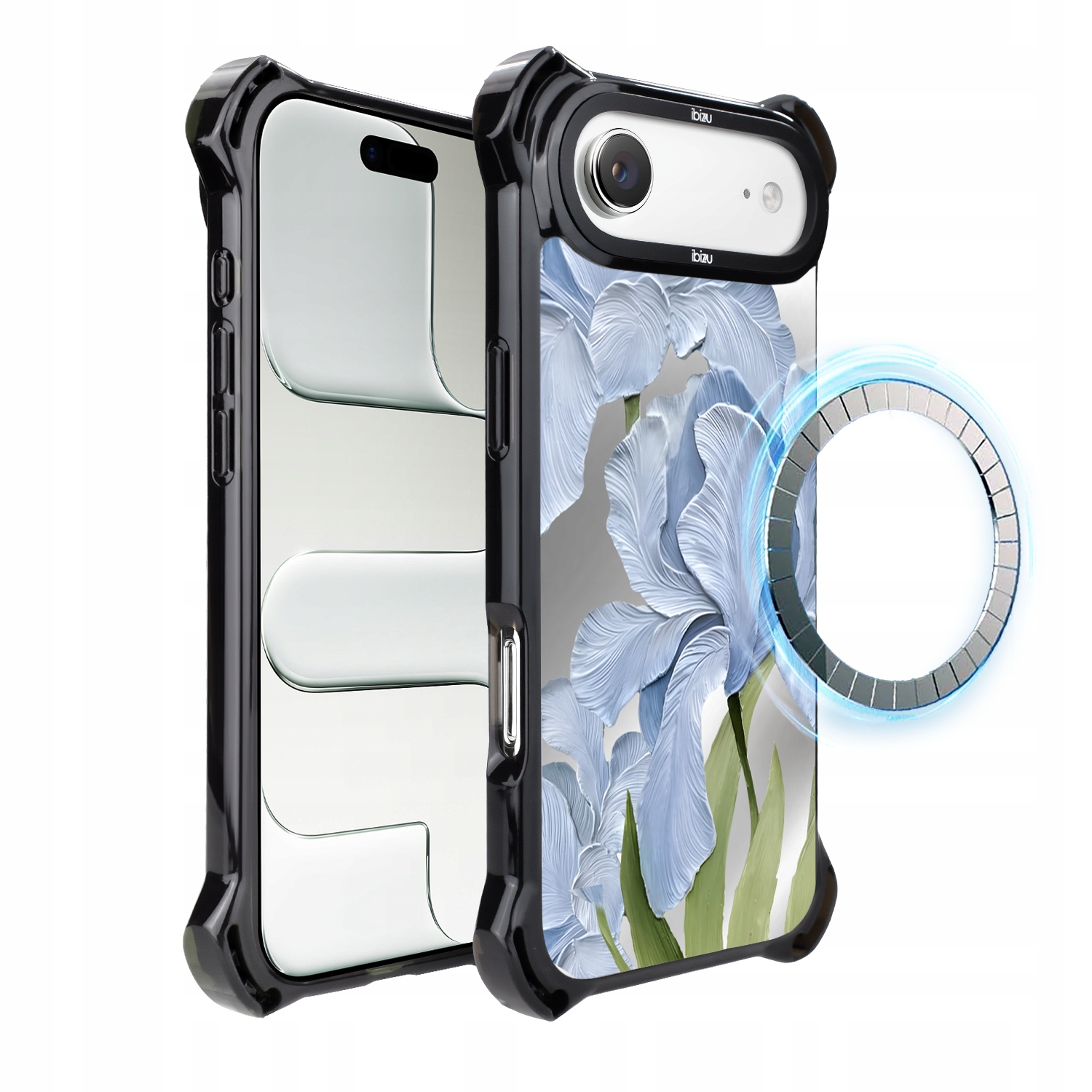 Pouzdro pro iPhone Air Ibizu DropGuard Ultra s MagSafe, modrý iris