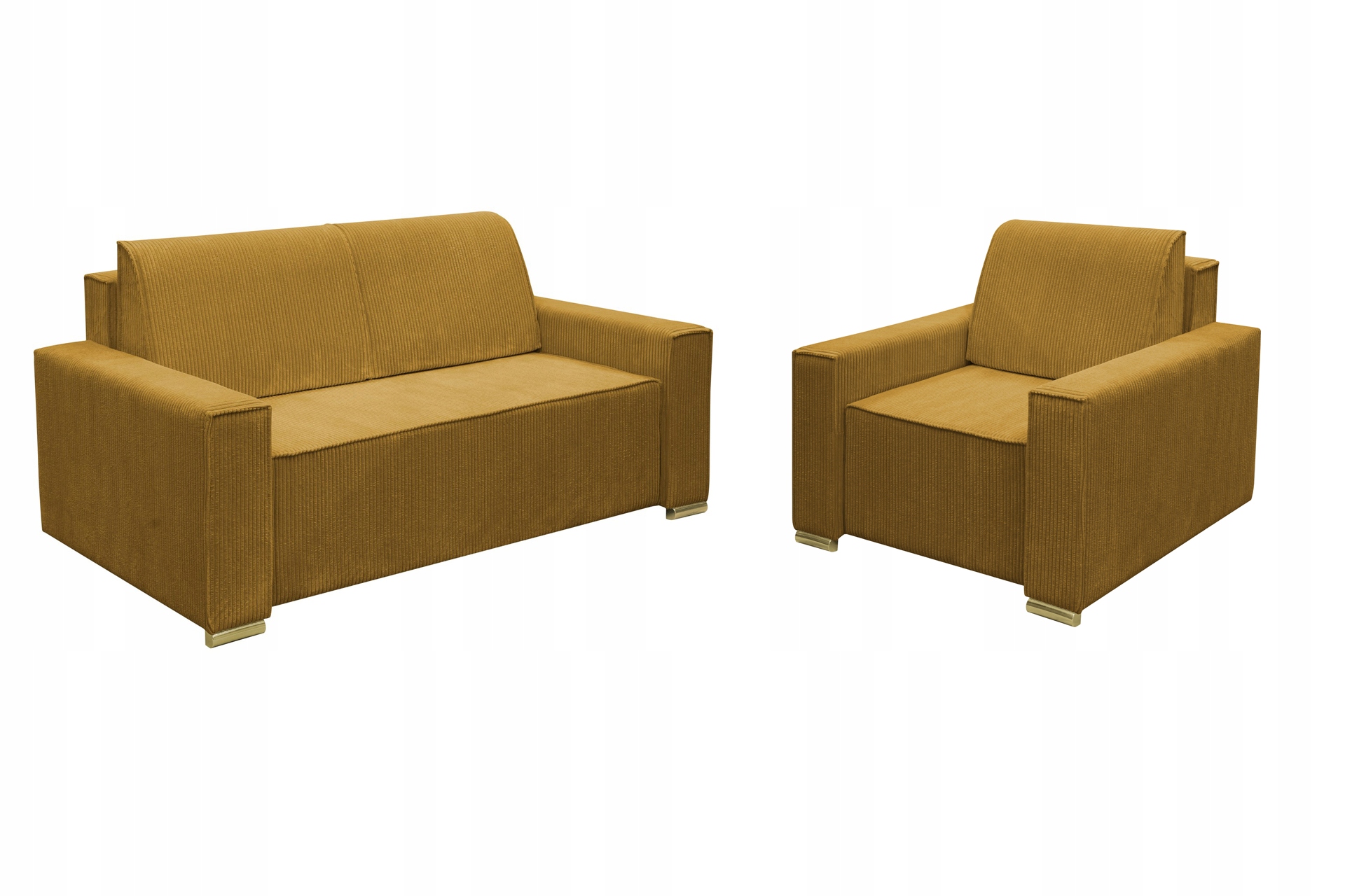 Rychle Sada gauče a křesla Lima Gold 2ks dvoumístná Poso 01