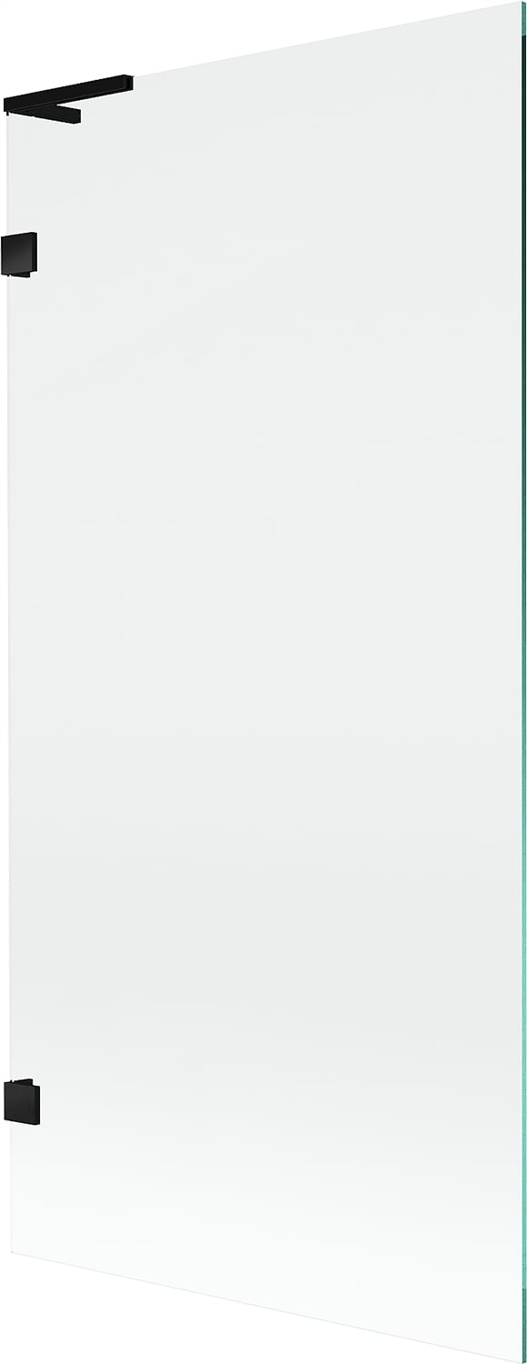 Mexen Lunar L vanová zástěna 1-dílná 90 x 150 cm, průhledná, černá 897L-0