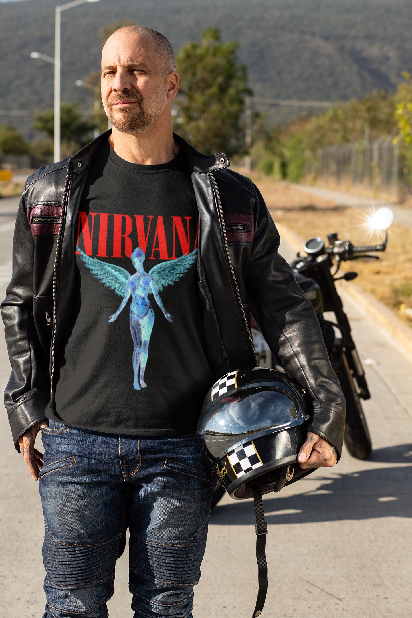 KOSZULKA MĘSKA FANA NIRVANA ANGEL LEGEND T-SHIRT Marka Tshirteria