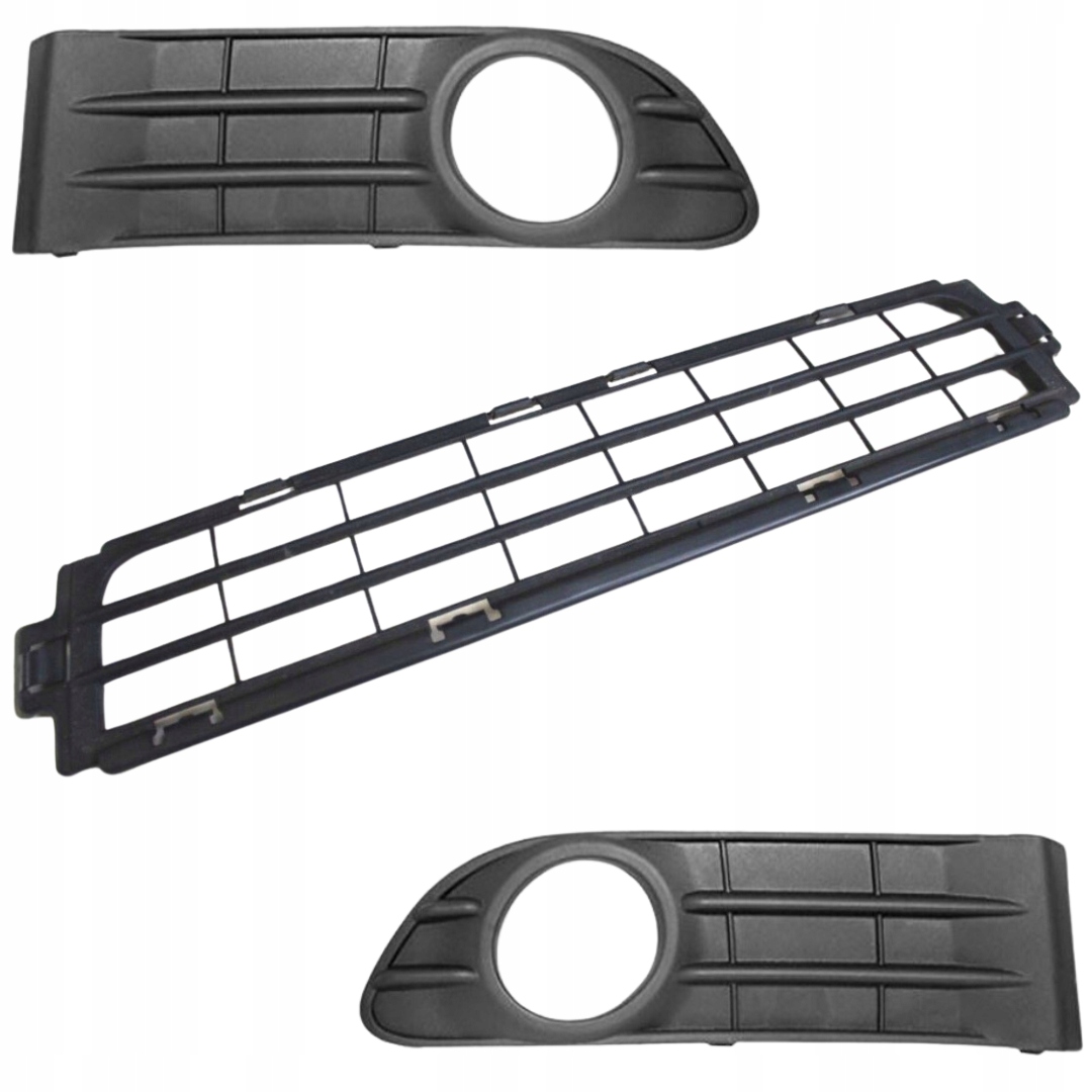 Volvo S40 V50 07-12 Mřížka Do Nárazníku Středová Atrapa Levá A Pravá Sada