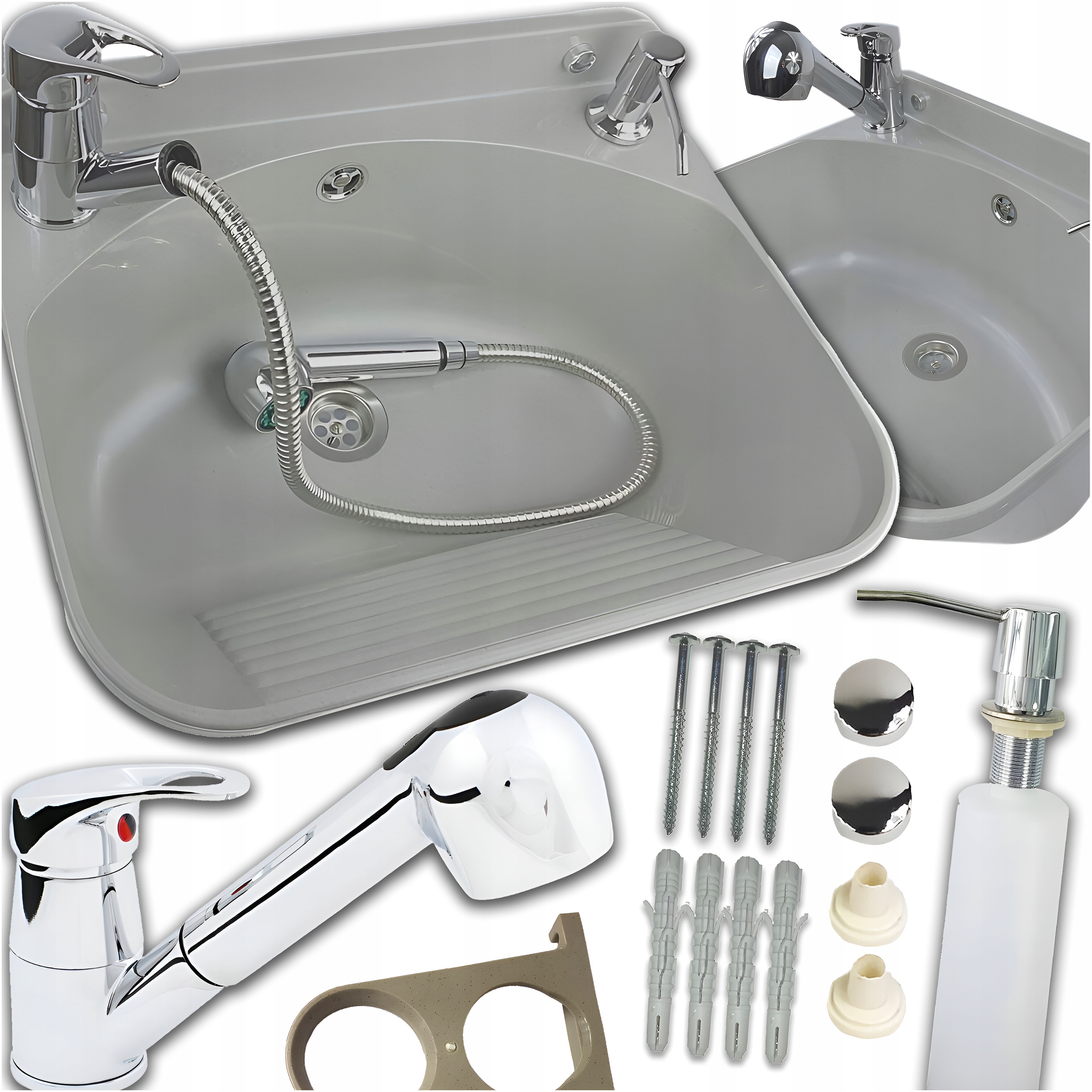 Umývačka Priemyselný Drez Batéria Dávkovač Zadarmo komora Zelvo Eko