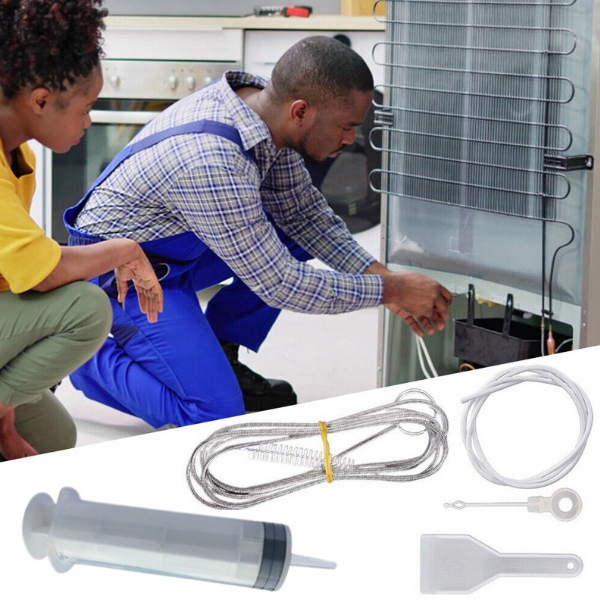 ZESTAW DO CZYSZCZENIA LODÓWKI STRZYKAWKA ODPŁYWU DUŻA STRZYKAWKA Marka Decortrend