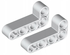 

Lego Technic Biała Belka 'L' 2x4 (32140/6271824)