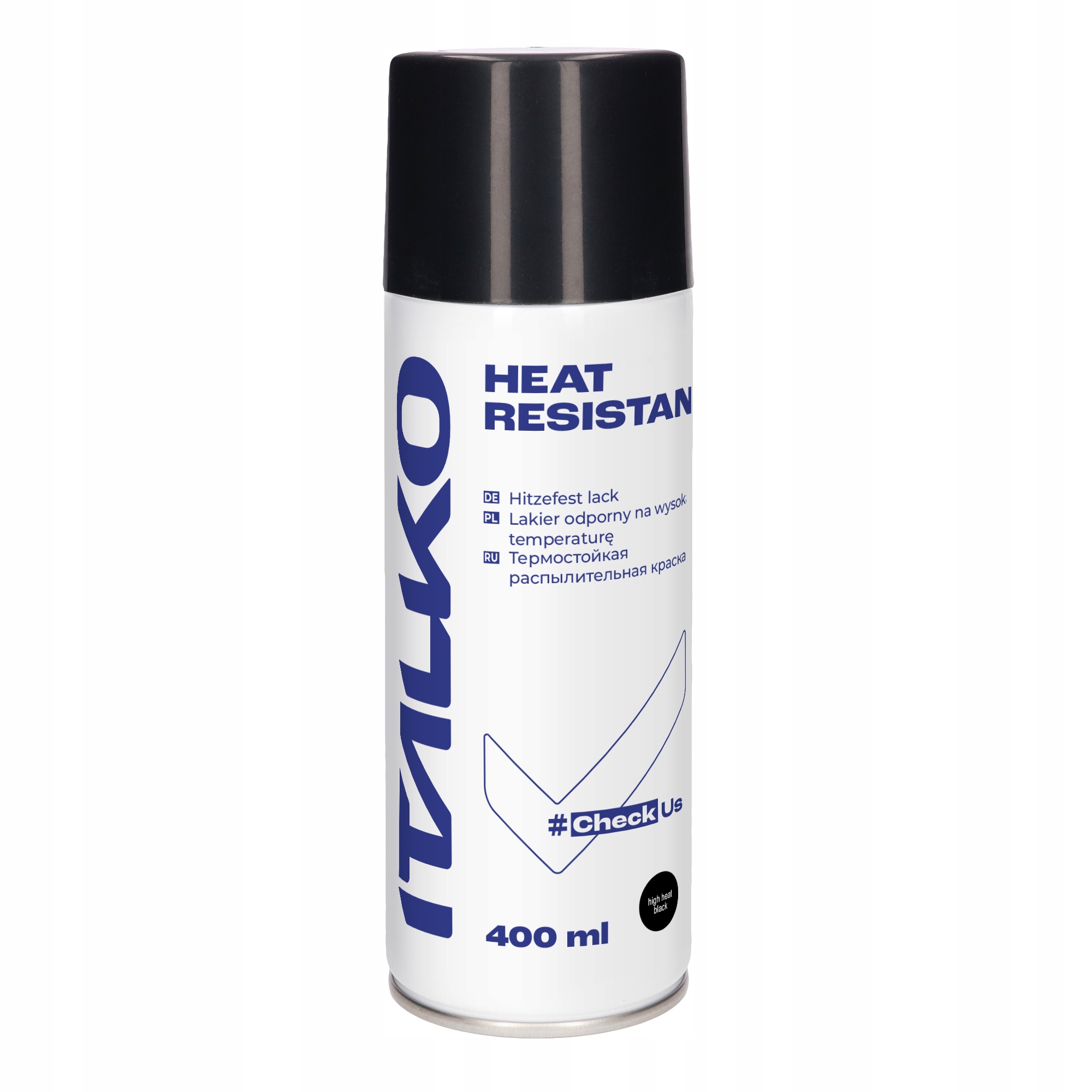 

Italko Lakier Farba Żaroodporna Spray Czarny 400ML