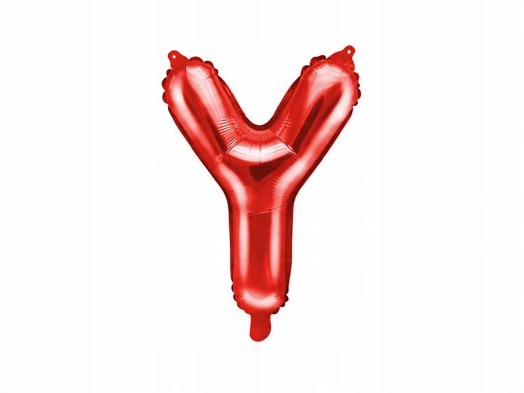 

Balon Foliowy 35 CM Litera "y" Czerwony