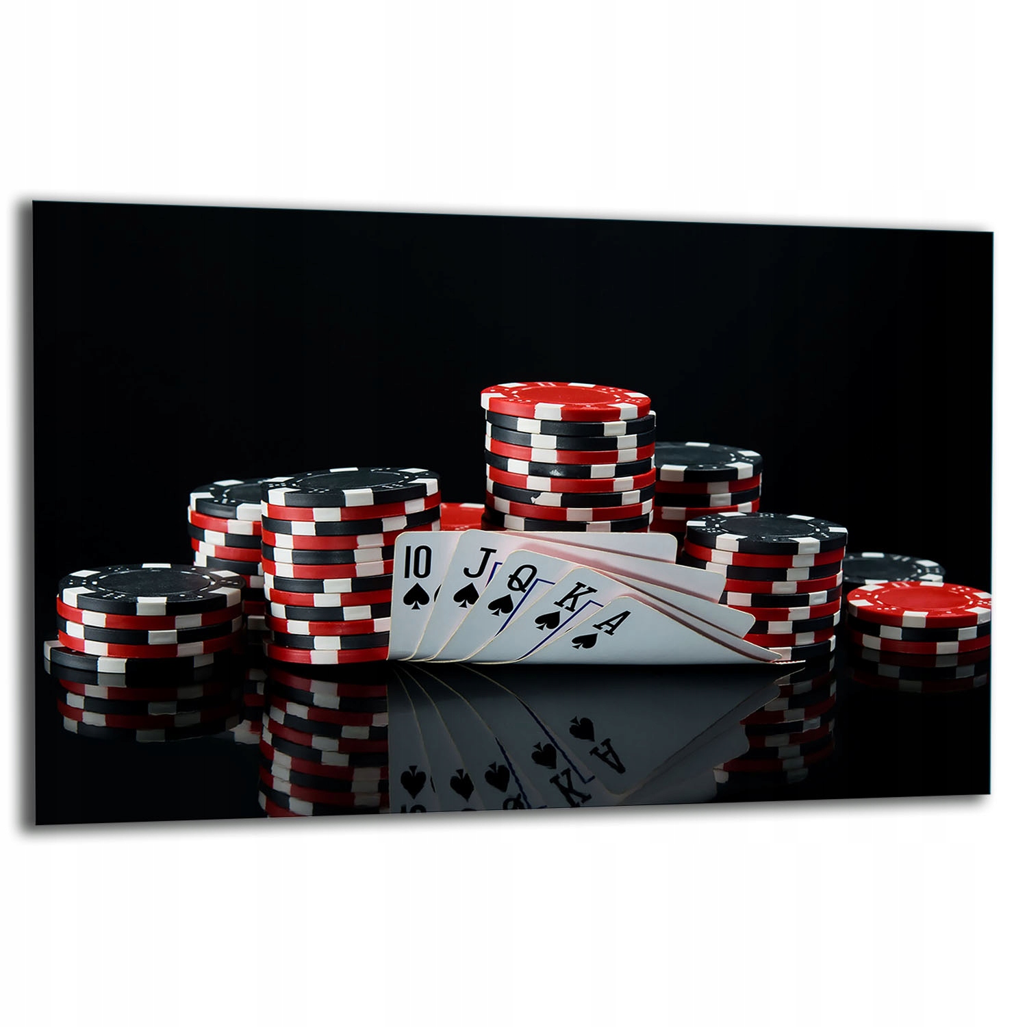 7v1 Skleněná Ochranná Deska Na Sporák 80x52 Poker