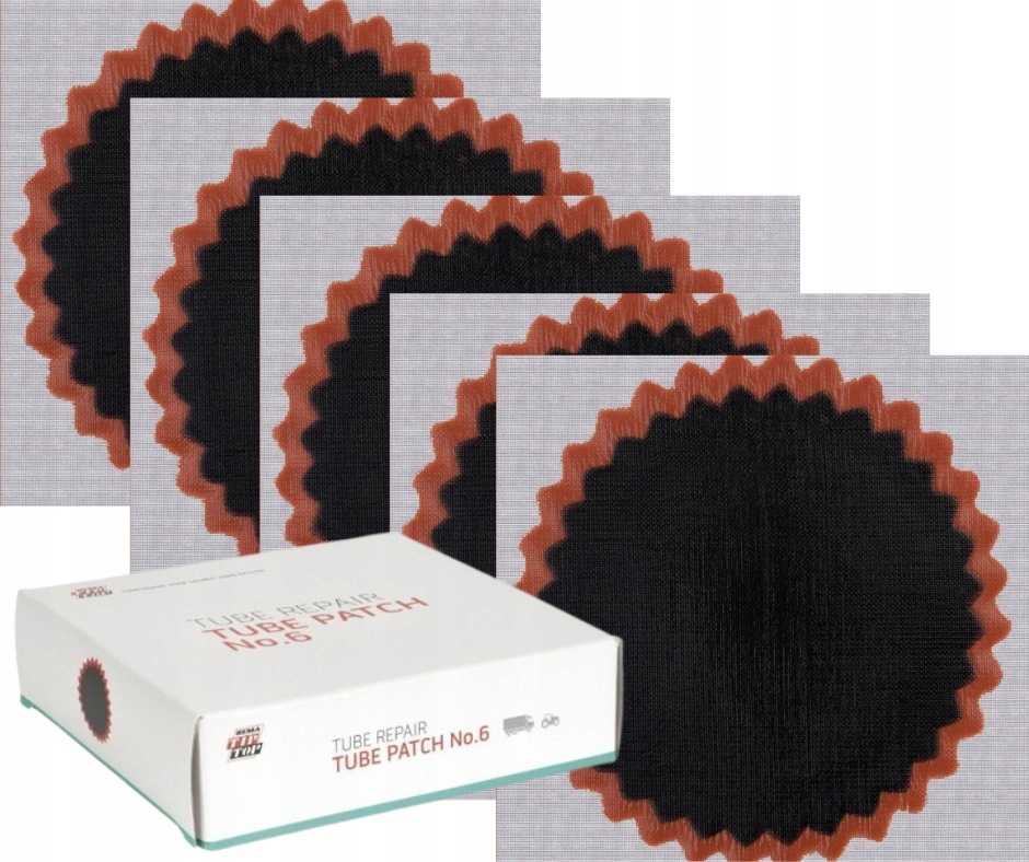 Łatki do napraw dętek Nr 6 116mm 5 szt. Rema Tiptop