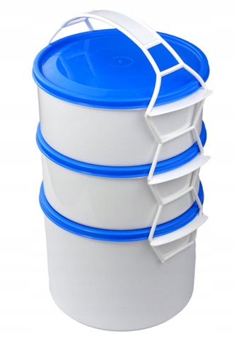 

Pojemnik Obiadowy Plastikowy Menażka Trojak Obiad