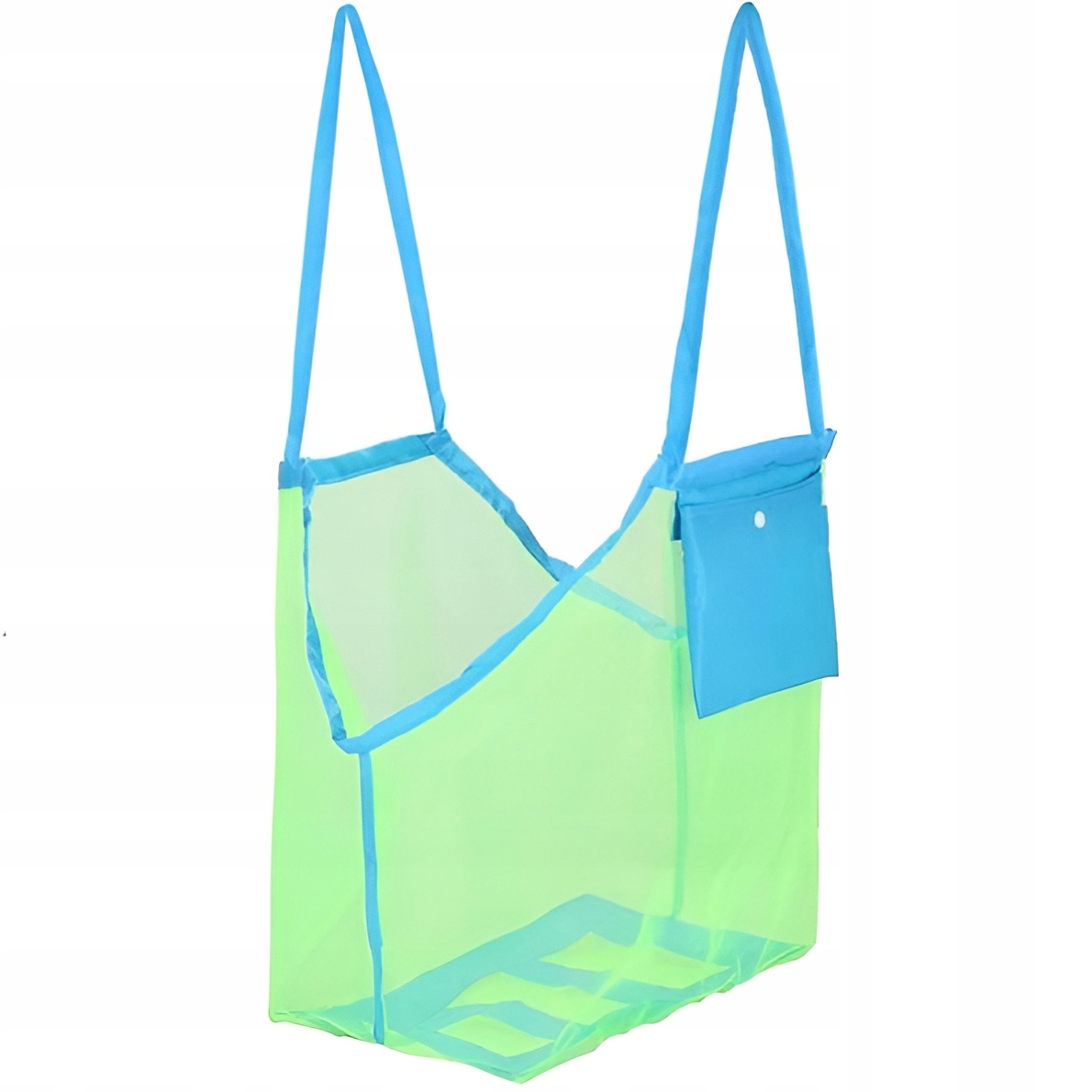 TORBA NA PLAŻĘ WOREK TOREBKA SIATKA DUŻA PLAŻOWA Materiał dominujący poliester