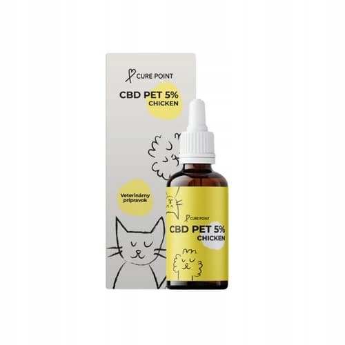 Levně Cure Point Cbd Pet 5% Olej pro psy Chicken 10ml