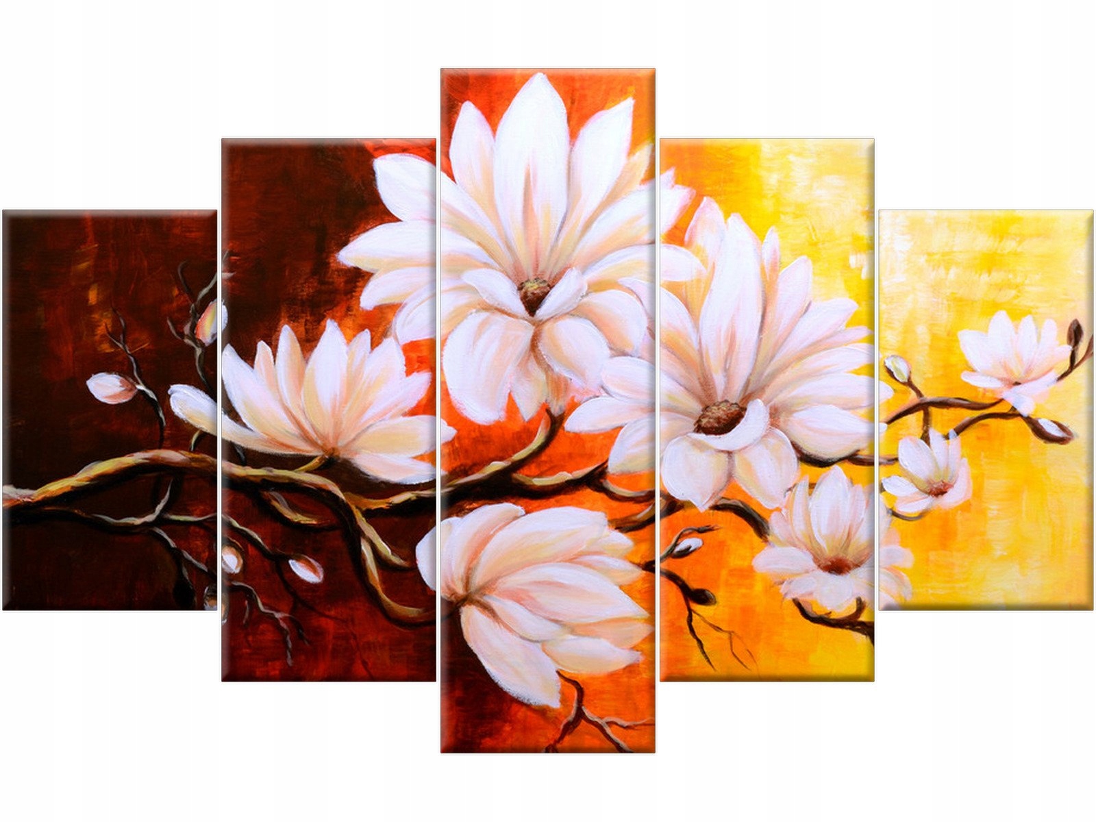 

Magnolie Kwiaty Obraz do salonu 100x63 Piękne