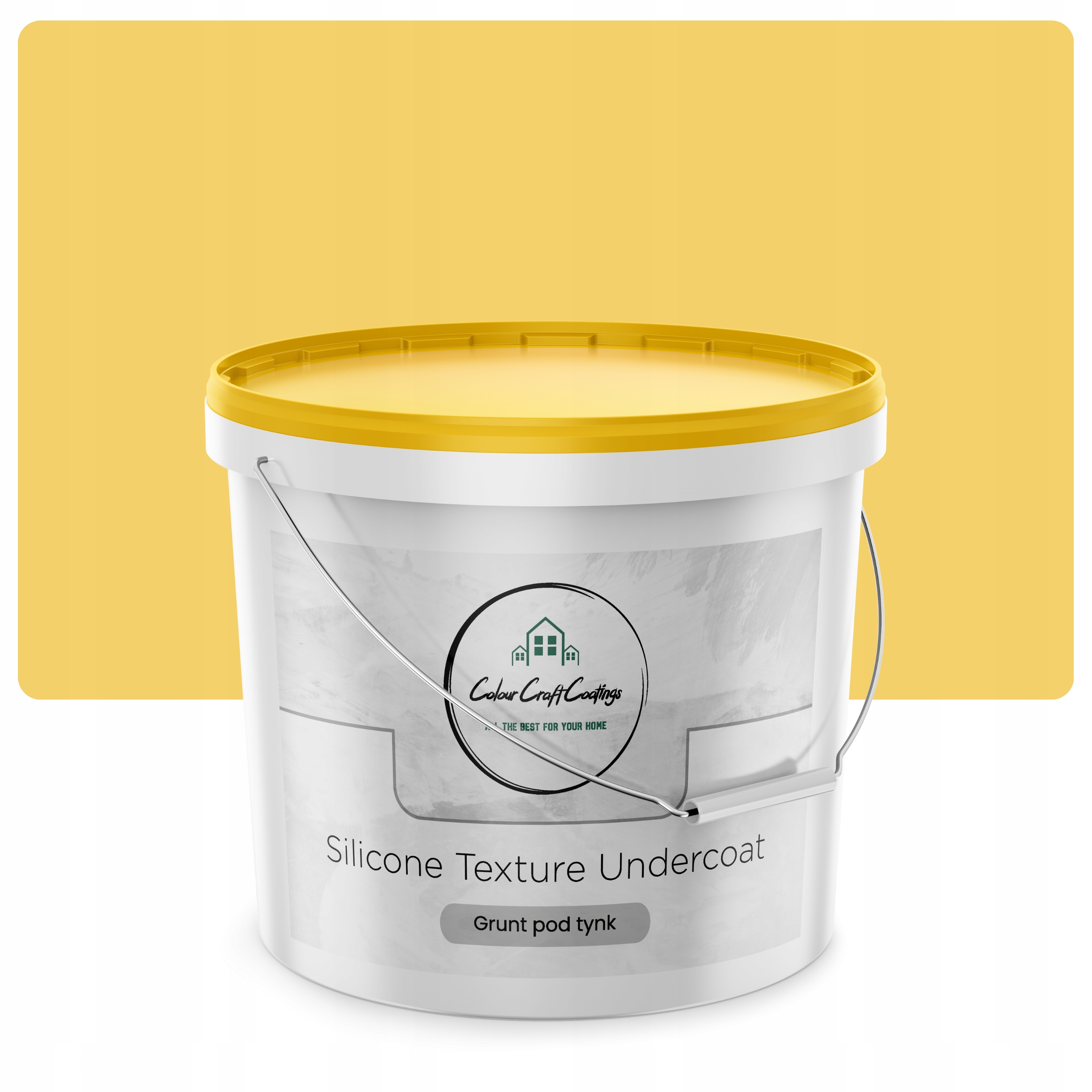 Silikonová omítka 15 kg Citronově žlutá F624